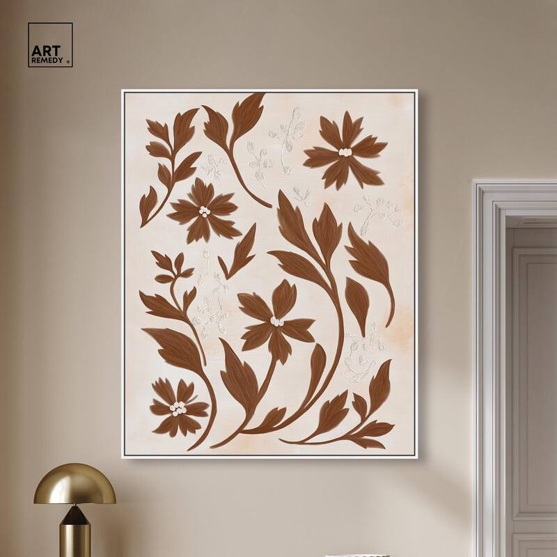 Sepia Sepal II Canvas by Art Remedy