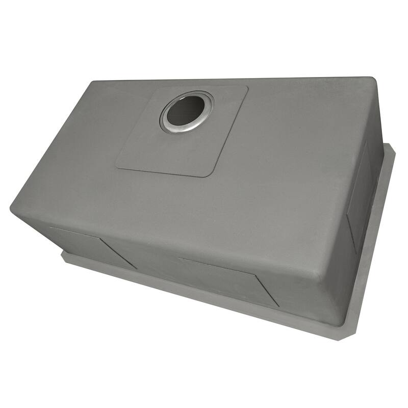 Ruvati 35-inch Undermount 16 Gauge Rounded Corners Large Kitchen Sink Stainless Steel Single Bowl - RVH7466 - 35" x 19″