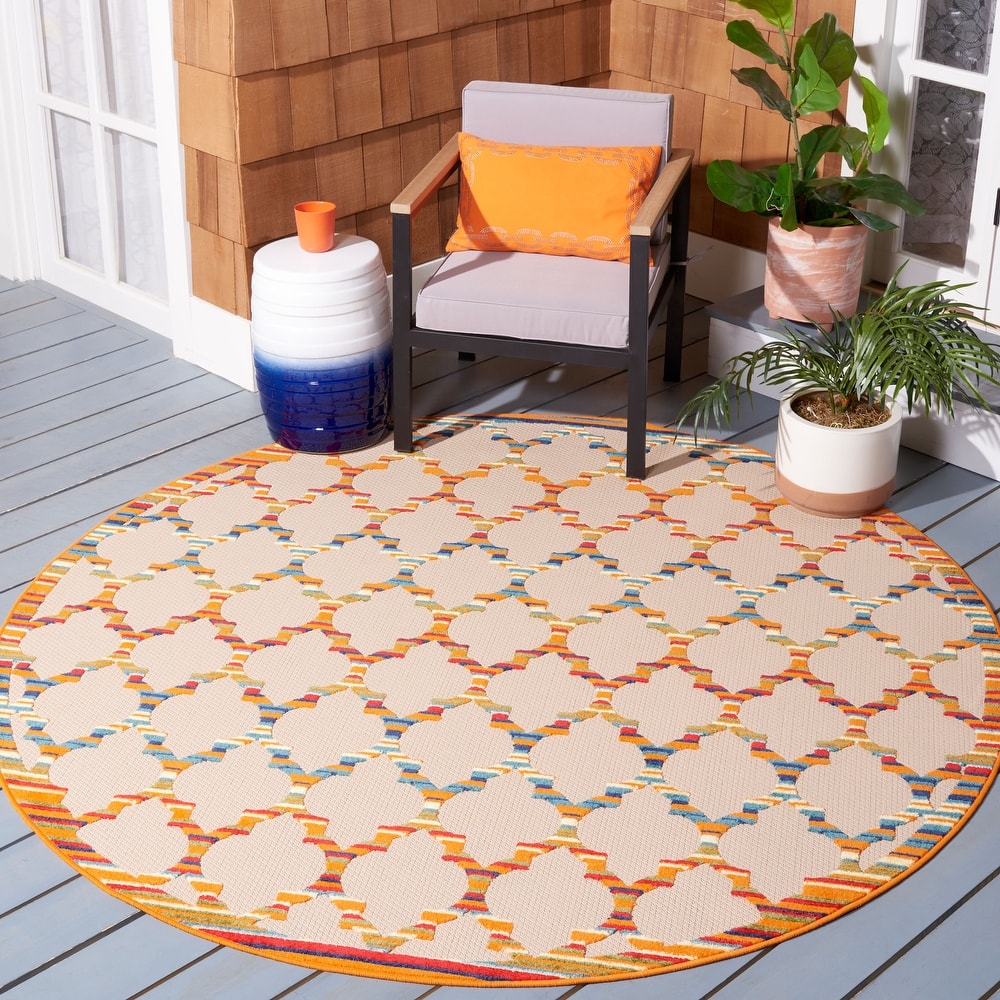SAFAVIEH Cabana Kaleen Indoor/ Outdoor Waterproof Patio Trellis Rug