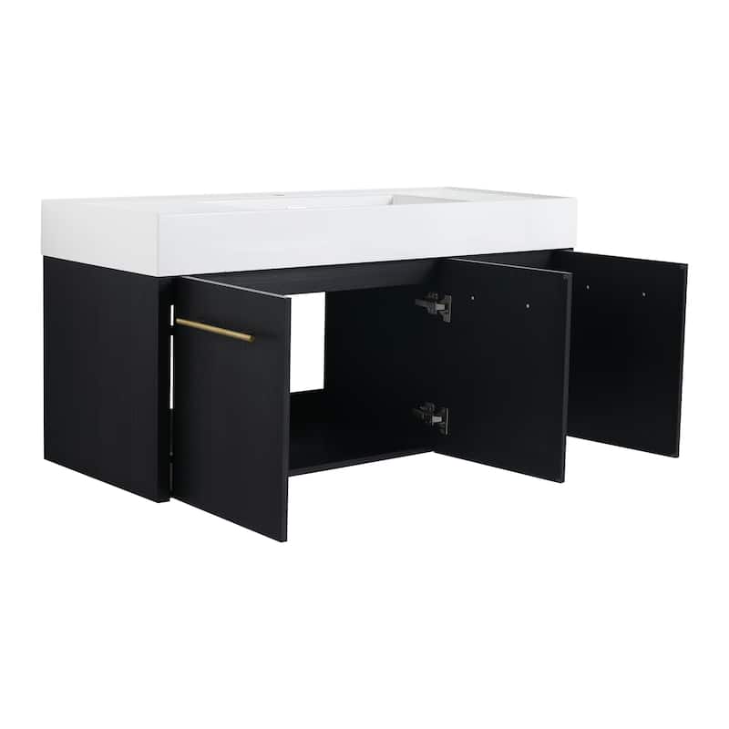 Topcraft Wall-Mounted Bathroom Vanity With Sink