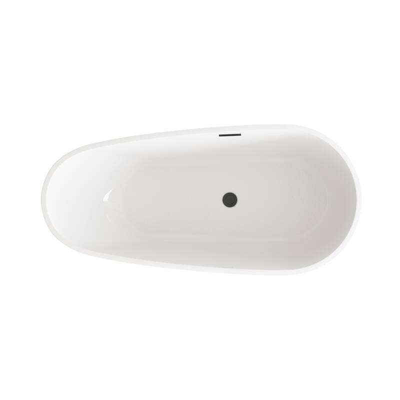 Hillary Bathtub in Glossy White