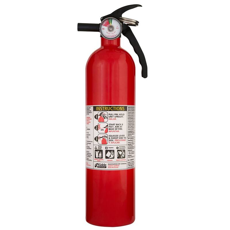Kidde Multipurpose Home Fire Extinguisher - Black