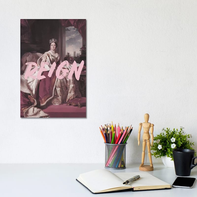 iCanvas "Queen Victoria Reign" by Ruby and B Canvas Print - 12x8x0.75