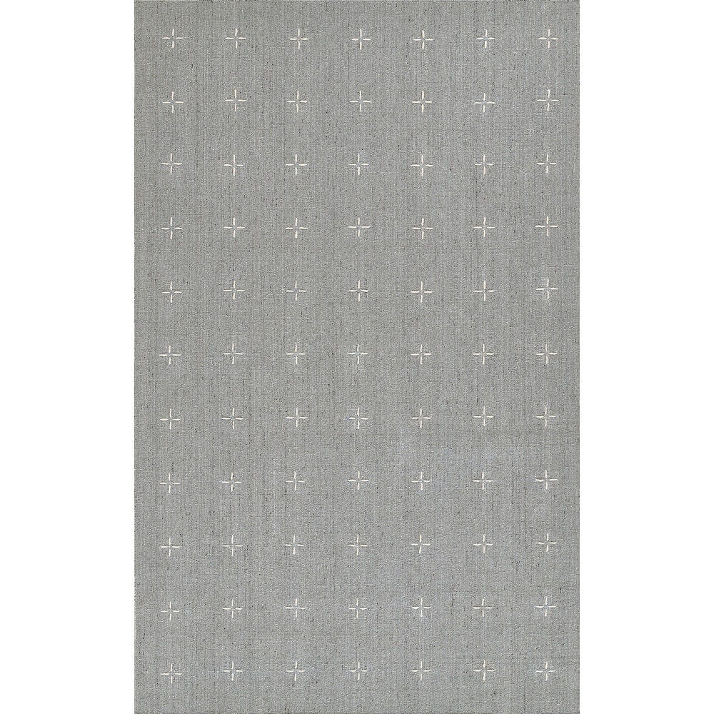 Momeni Oliver Geometric Wool and Polyester Hand Loomed Area Rug