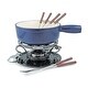 Swissmar KF-66518 Lugano 9-Piece 2-Quart Cast Iron Cheese Fondue Set ...