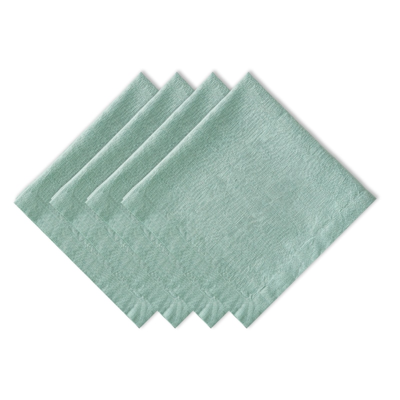 DII Linen Napkin (Set of 4) - Napkin Set, 20x20" - Jadeite