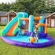 preview thumbnail 2 of 5, Kids Inflatable Bounce House with Slide an Blower use