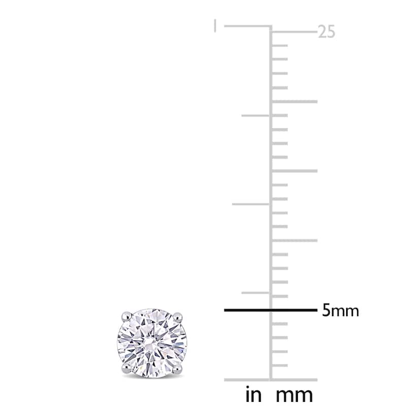 1ct TDW Lab-Grown Diamond Stud Earrings in 14k White Gold