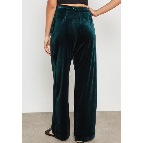 miss selfridge velvet trousers