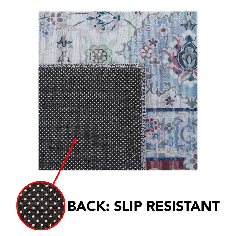 SAFAVIEH Tucson Machine Washable Slip Resistant Izora Traditional Rug