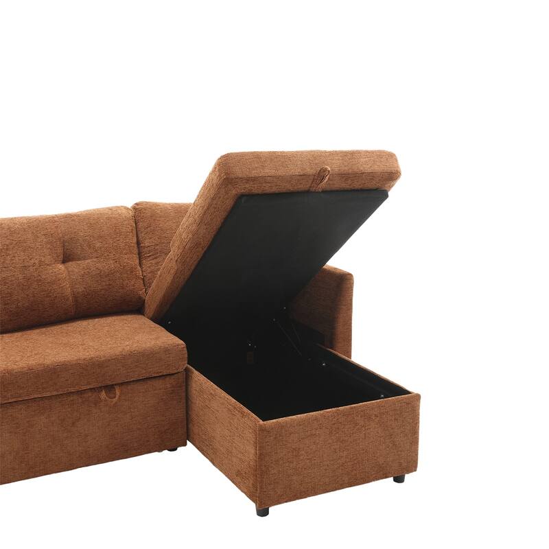 Modular Sectional Sofa L Shaped Modular Couch with Reversible Chaise