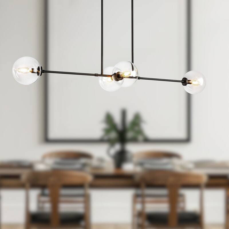 Alora Lighting LP549448 Cassia 4 Light 13" Wide Linear Pendant
