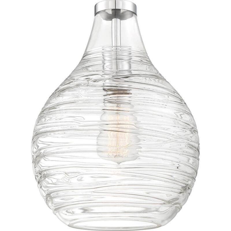 Bellevue Trinity 9" Wide Semi-Flush Ceiling Fixture