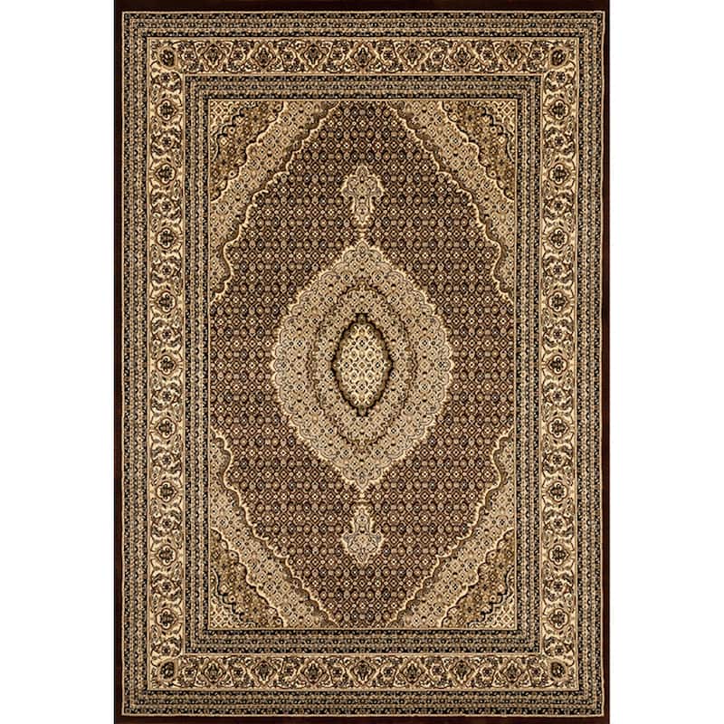 Persian Collection Traditional Designed Area Rug - 3'9'' X 5'9'' - Brown