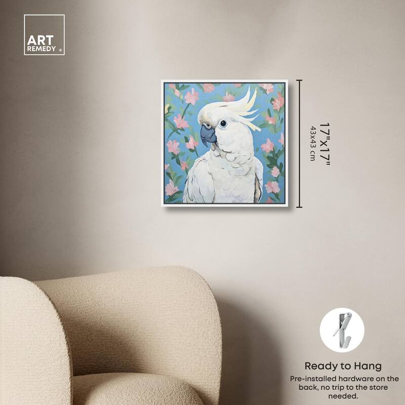 White Cockatoo I Canvas by Art Remedy