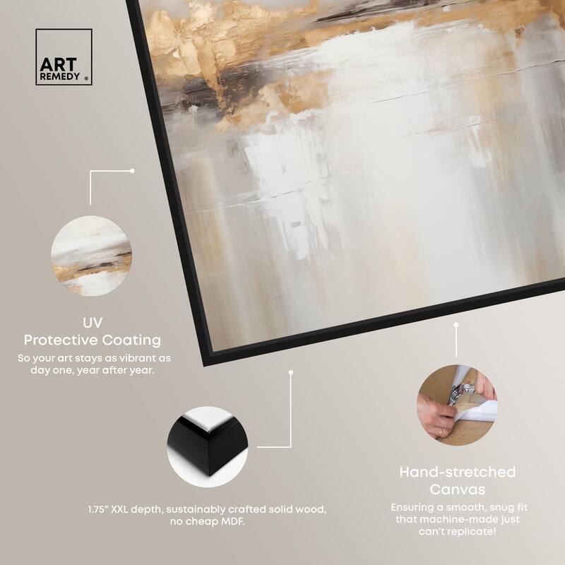 Gold Dust II Canvas by Art Remedy