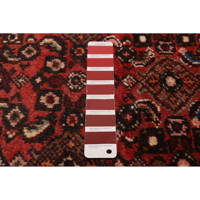 ECARPETGALLERY Hand-knotted Andelz Red Wool Rug - 2'6 x 9'6