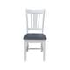 preview thumbnail 8 of 10, 42 in. Drop Leaf Dining Table with Splat Back Chairs - Dining Set