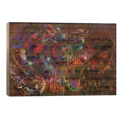 DMB Print On Wood by Jumbie - Multi-Color
