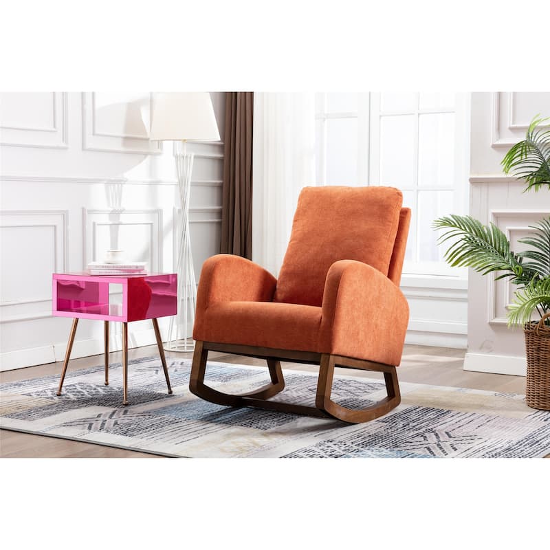 Modern Fabric Rocking Chair