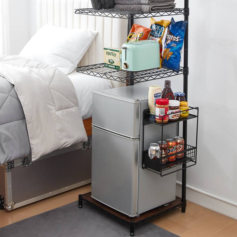 Suprima® Magnetic Fridge Sliding Shelf by DormCo - Black