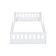 preview thumbnail 7 of 11, Kids and Baby Twin Size Platform Bed with Guardrail and Semi-enclosed Fence