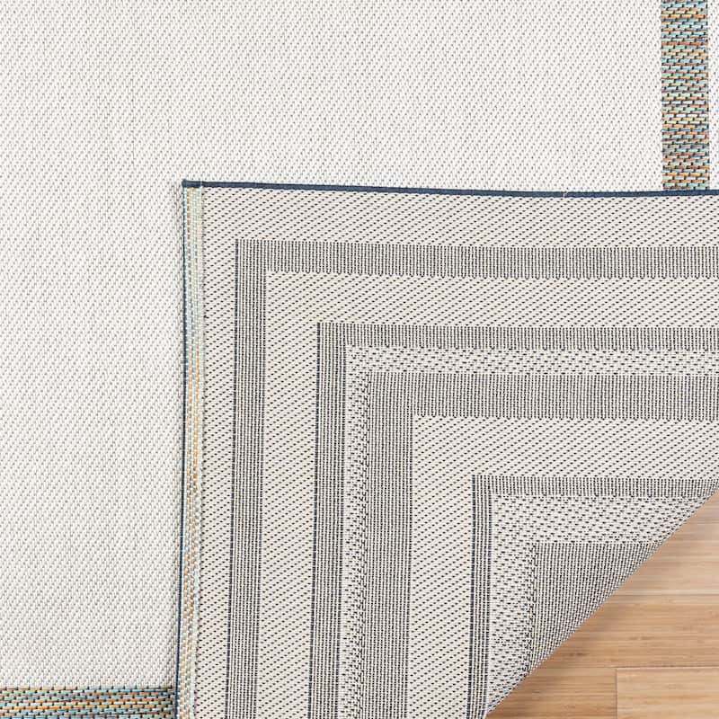 Gertmenian Ringley Luxury Thick Polypropylene Flatwoven Indoor/Outdoor Area Rug Collection