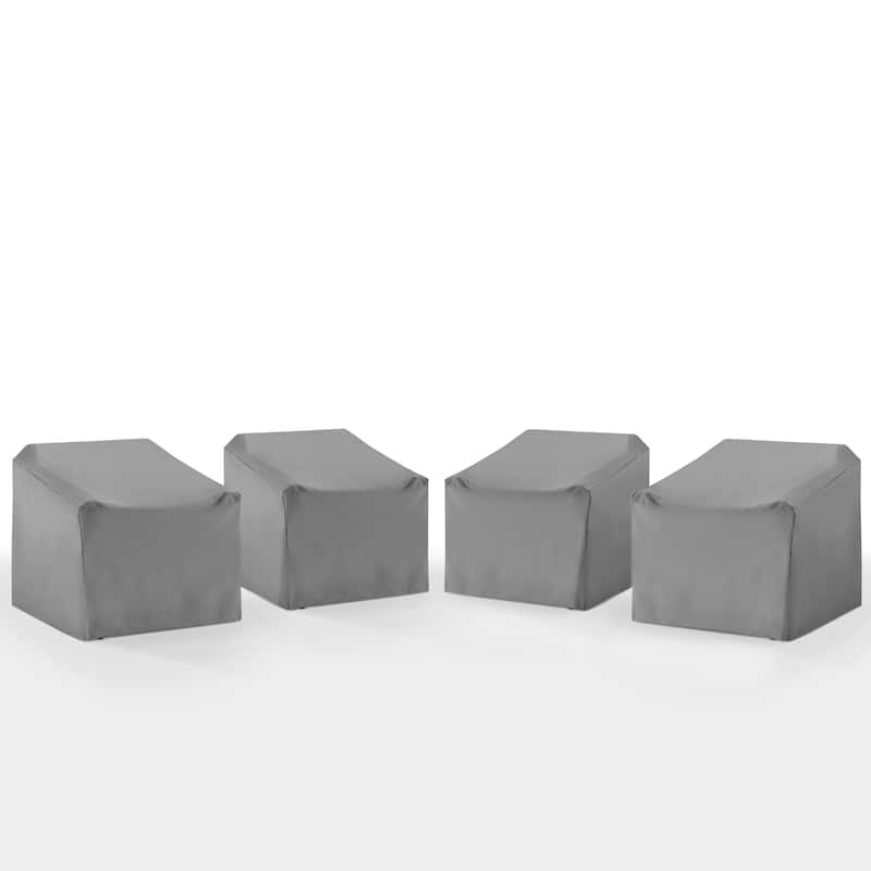 Crosley 4Pc Outdoor Chair Furniture Cover Set - Grey