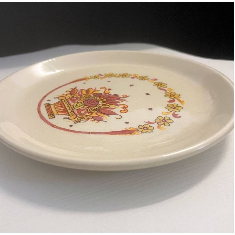 Porcelain Flower Basket Plate 8In- A - A