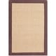 preview thumbnail 40 of 46, Handwoven Eco Natural Fiber Jute Cotton Bordered Casual Area Rug 2' x 3' - Brown