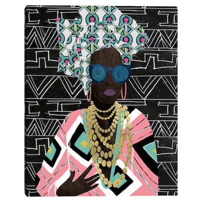 Fly Queen Geo by Nikki Chu Canvas Art Print