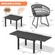 preview thumbnail 28 of 32, 7/9/11PC Outdoor Aluminum Expandable Patio Dining Sets Table with Wicker Chair