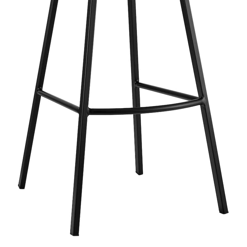 Tandy Faux Leather and Metal Bar or Counter Stool