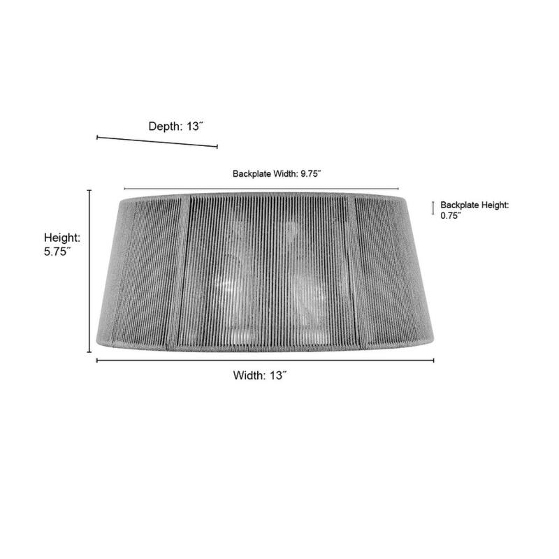 Millennium Lighting 213102 2 Light 13" Wide LED Flush Mount Ceiling