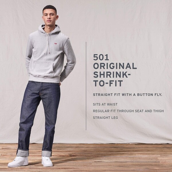 501 straight leg button fly