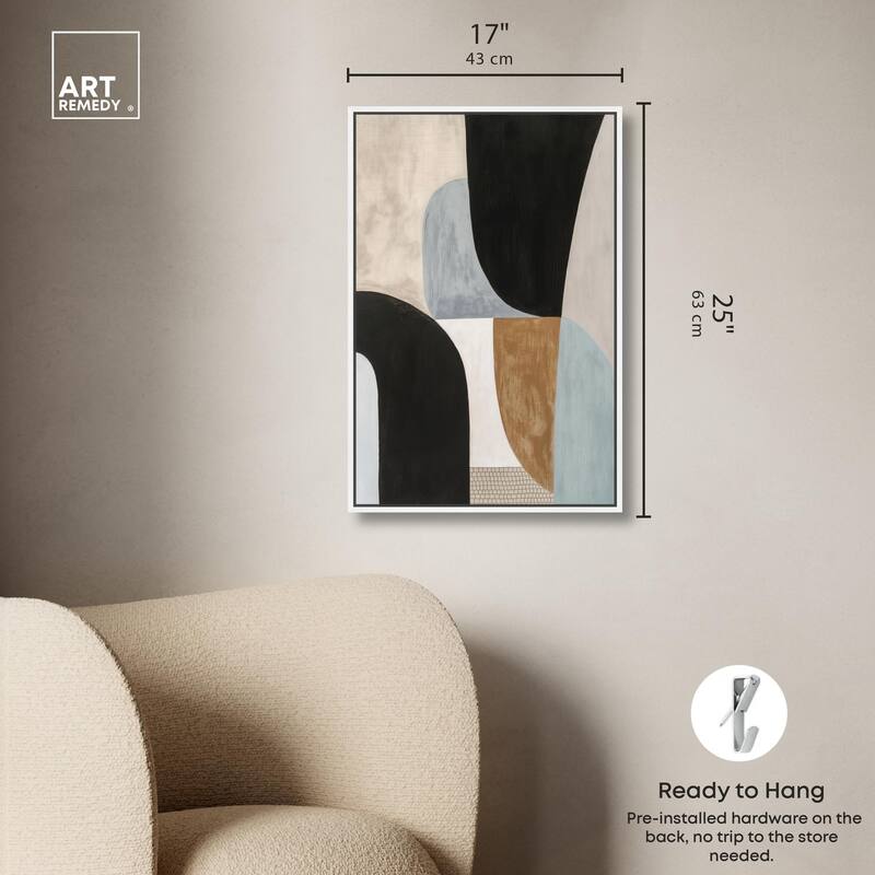 Interlocking Segments I Canvas by Art Remedy