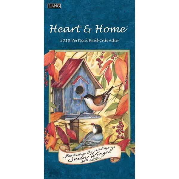 Shop Heart Home Slim Wall Calendar Lang Folk Art By Lang Companies Overstock 18136249