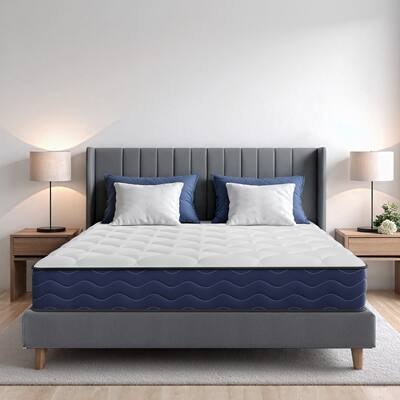 IFLUOUS 10 in. Firm Hybrid Mattress Cooling and Breathable with CertiPUR-US, SGS and OEKO-TEX