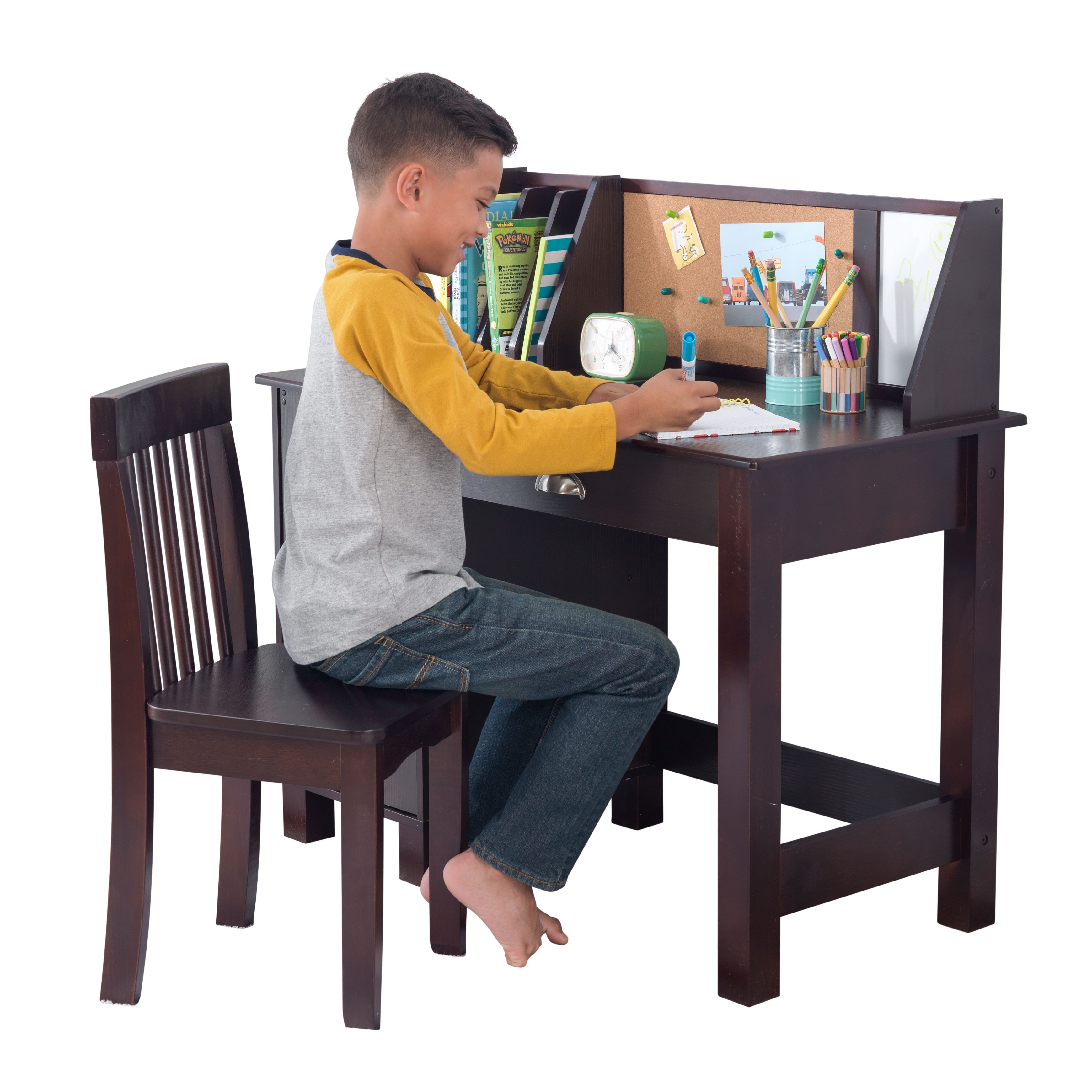 kidkraft study desk & chair set