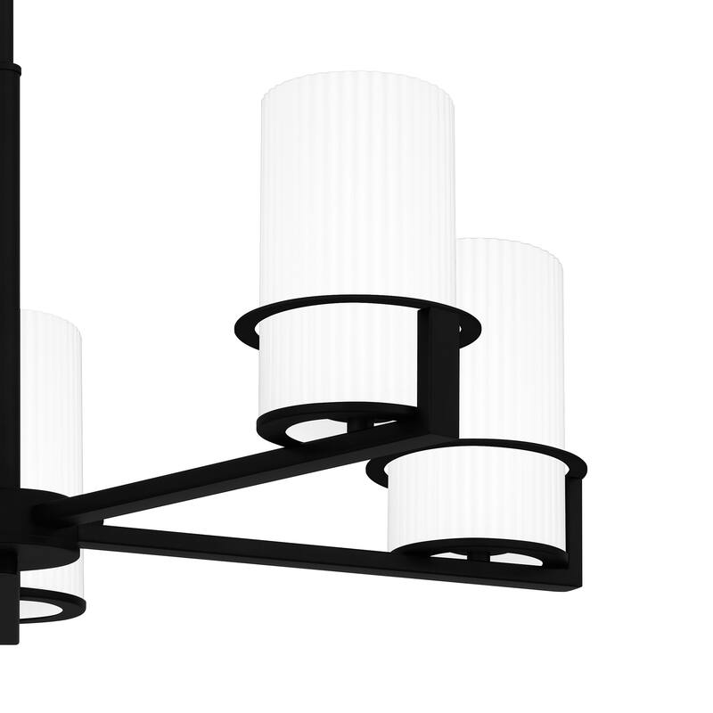Seymour 5-Light Matte Black Chandelier