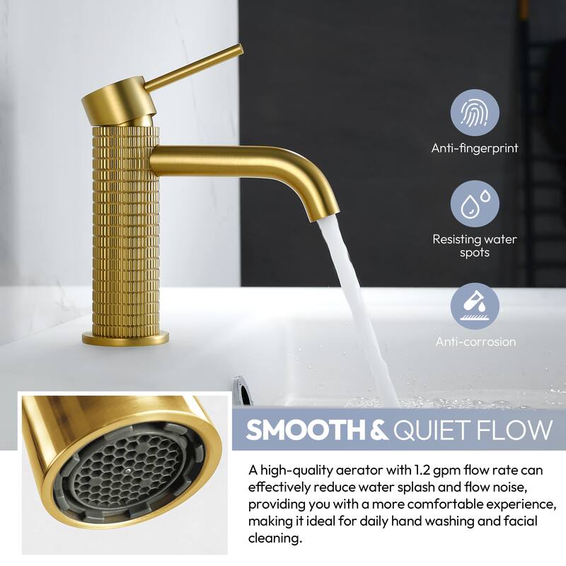 Mendavia Single-Handle Basin Bathroom Faucet