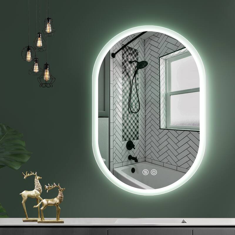 Anti Fog Dimmable LED Frameless Mirror Bathroom LED Mirror Vanity Mirror