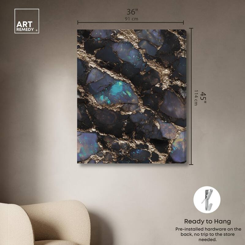 Astral Firelight Canvas by Art Remedy, Gallery Wrapped