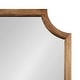 preview thumbnail 129 of 134, Kate and Laurel Hogan Scalloped Wood Framed Mirror