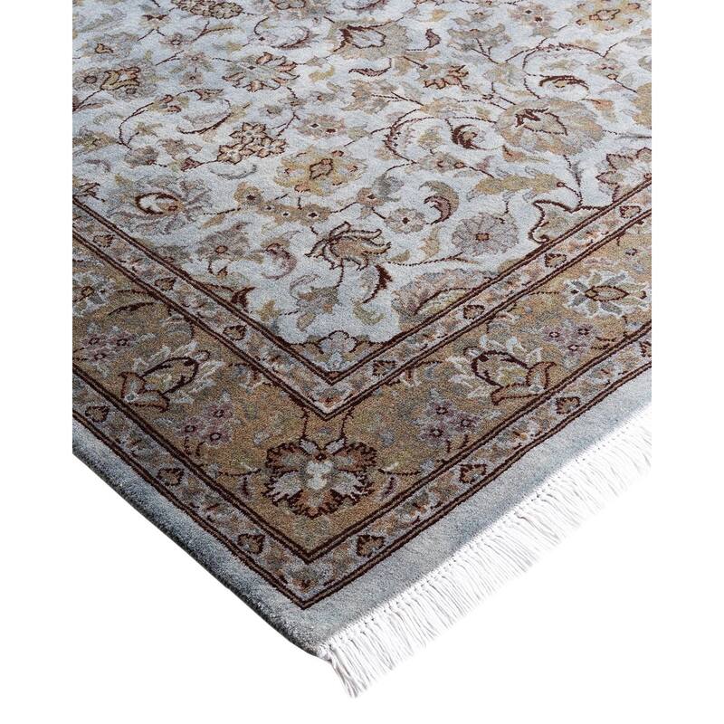 Contemporary Overdyed Wool Hand Knotted Area Rug - 3' 2" x 5' 3"