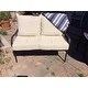 Arden Selections New Tan Leala Texture Outdoor Deep Seat Set