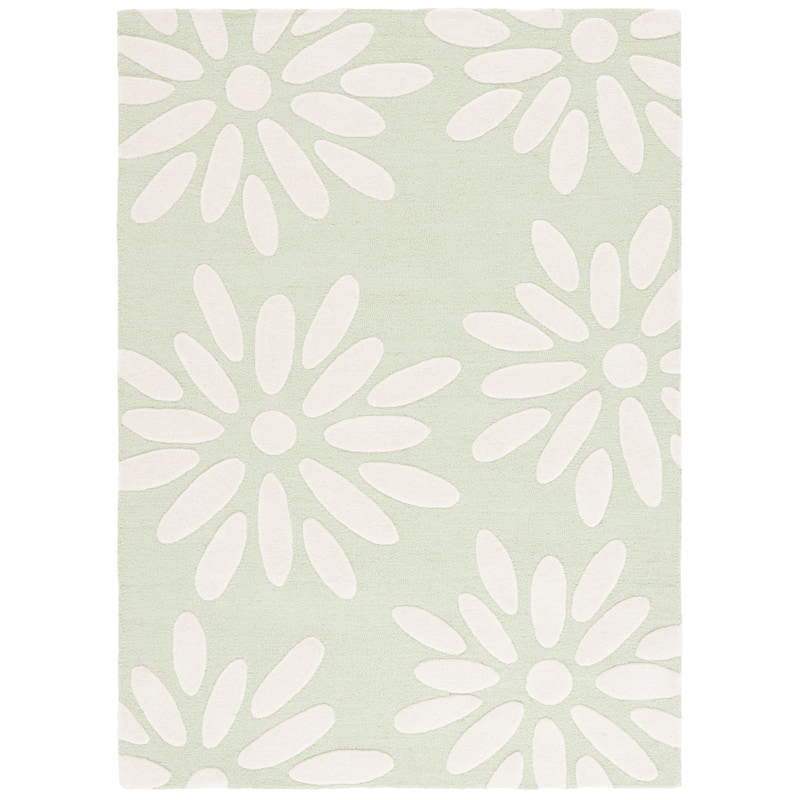 SAFAVIEH Handmade SAFAVIEH Kids Fleurette & Tween Wool Rug