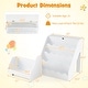 preview thumbnail 13 of 18, Costway Kids’ Bookshelf & Toy Storage Organizer with Rolling Drawer