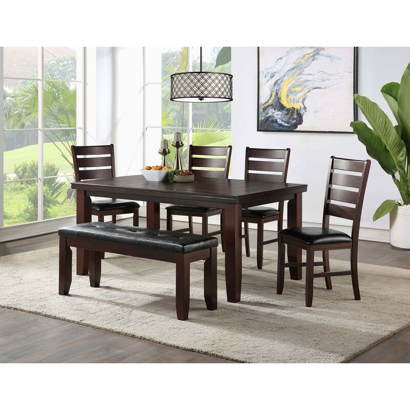 Cherry Dining Table with Tapered Leg