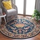 preview thumbnail 6 of 17, SAFAVIEH Handmade Metro Helly French Country Floral Wool Rug